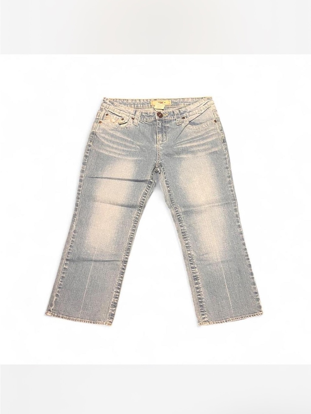 Y2K 2000s Light Wash YMI Low rise Capri jeans